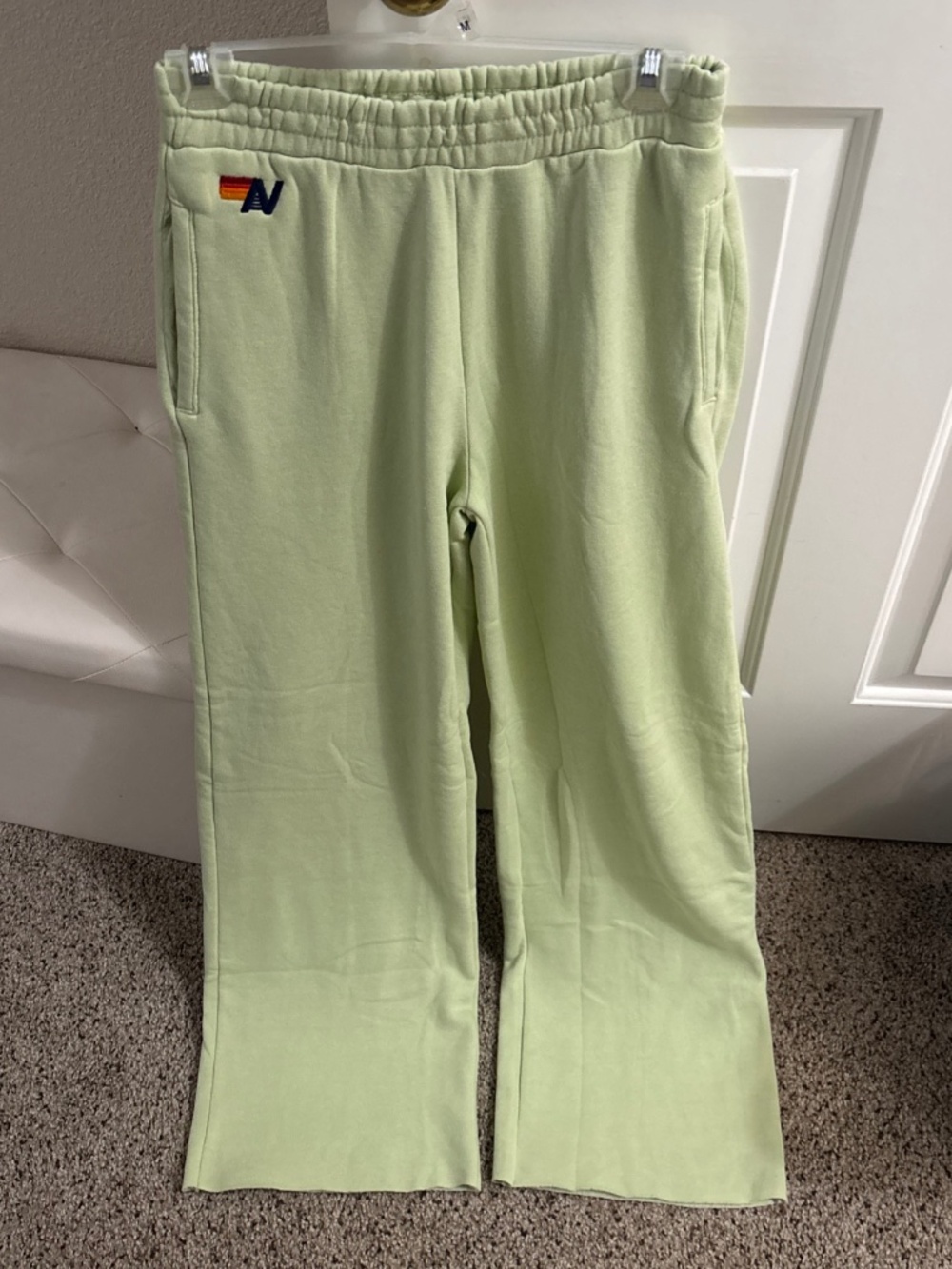 Aviator nation, wide leg sweatpants with pockets brand new size small